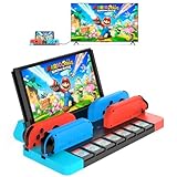Joycon 充電器付き Switch TV ドッキング ステーション、HDMI USB 3.0 付き Switch TV アダプター、Switch Joycon 充電器付き Switch ベースステーション充電スタンド & 7 ゲームスロット