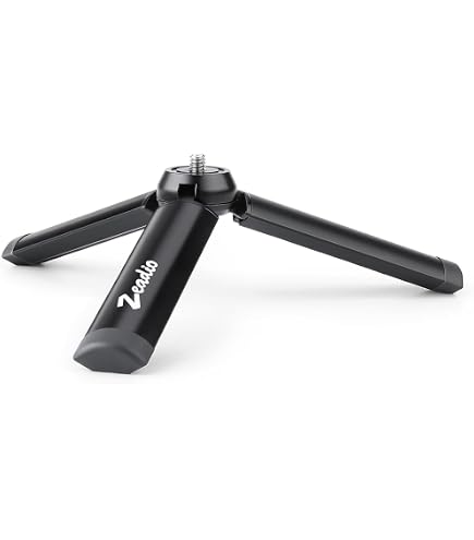 Amazon | Zeadioメタルミニ三脚 ，荷重20kg デスクトップポケット