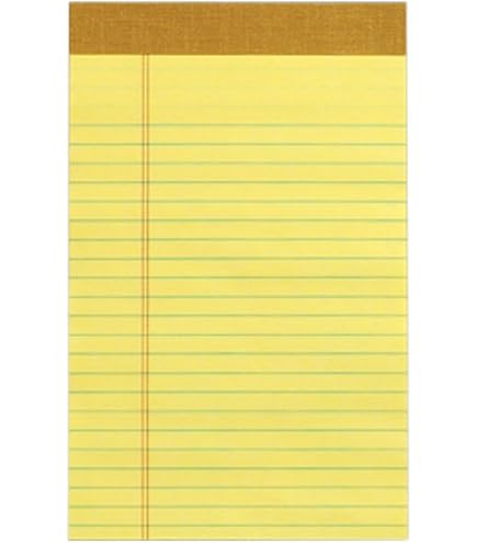 Amazon.co.jp: 【TOPS】イエロー リーガルパッド (100シート×9冊 )【L