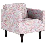 arne 一人掛けソファー おしゃれ 花柄 1人掛けソファー 肘付き フレンチ クレープ 1P ピンク
