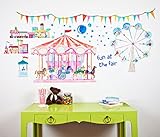 OopsyデイジーカルーセルピールとPlace子供のウォールステッカーマリアCarluccio、60インチで54によります