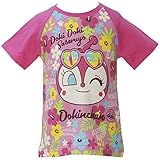【本体綿100％】2018年 夏物 アンパンマンガール 天竺 ドキン南の島 半袖Ｔシャツ Anpanman Girl ピンク◇95cm