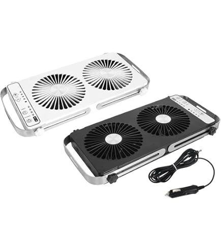 Amazon.co.jp: 車載換気扇、 RV 12V 可動式ポータブルサイレントカー