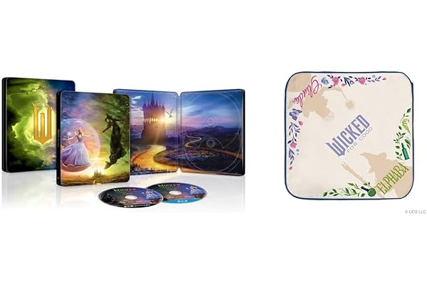 【Amazon.co.jp限定】ウィキッド 永遠の約束　４Ｋ ＵＨＤ ＋ ブルーレイ セット　スチールブック仕様 [Light] オリジナルミニタオル付きコレクション（ビジュアルシート3枚セット＋ポストカード3枚セット付き）[Blu-ray]