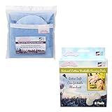 NuAngel Flip and Go Nursing Pad Case with All-Natural Washable Nursing Pad Set, Blue by NuAngel