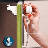 Magnetic 4 + 1 Key Lock Baby Safety Cabinet Locks Adsorption Adhesive Gixed without Tools or Parts N