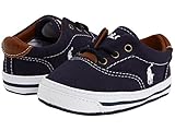 [ラルフローレン] Ralph Lauren Layette Kids ボーイズ Vaughn Soft Sole (Infant/Toddler) シューズ Navy Canvas 2 2 Infa
