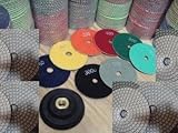 Diamond Polishing Pads 4 inch Wet/Dry Set of 75+1 Rubber Backer Pad Best Value Granite Concrete by A
