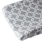 Caden Lane Changing Pad Cover, Gray Bright Baby by Caden Lane