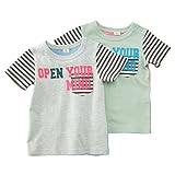 La Chiave 半袖Ｔシャツ(80～130cm)キムラタンの子供服 ミントグリーン 95 (53213x53413-151b)