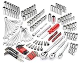 Powerbuilt 640746 SAE and Metric Mechanics Tool Set, 201 Piece [並行輸入品]