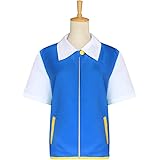 Jiaxin go ポケモンGO ポケットモンスター ポケモン 風 コスプレ コスチューム 衣装 上着/手袋/帽子 サトシ 青い ジュニア 子供 男女 ゲーム アニメ キャラクター 仮装 キッズ 大人 誕生日 プレゼント 制服 風 学園祭 文化祭 仮