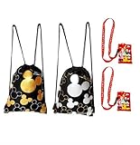 Disney Mickey Mouse Drawstrings and Mickey & Friends Lanyards 4 Pack [並行輸入品]