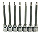 ATD Tools ATD-13776 7 Pc. Extra Long Tamper-Resistant Star Bit Socket Set