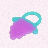 Solesyi シリコン製　おしゃぶり　歯がため果物モチーフおもちゃ (ブドウ)