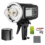 GDOOX Witstro シリーズ　フラッシュ AD600BM High Speed Sync Outdoor Flashハイスピードシンクロ屋外フラッシュフラッシュ（Bowensマウント） アウトドアストロボ 　安定な色温度（5600±200K） 電力調整(1/1 to 1/256) ハイスピードシンクロ（最大1/8000秒）　プロなリチウム電池付き【Canonキャノン 、Nikonニカン、SONYソニー 、Panasonicパナソニック、Olympusオリンポスなどに対応】　（Bowensマウント）