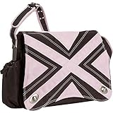 Kalencom Hannah's Messenger Diaper Bag (Chocolate/Pink) by Kalencom [並行輸入品]