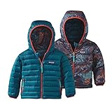(パタゴニア)patagonia Baby Reversible Down Sweater Hoody 61370 Deep Sea Blue (DSE) 2T