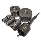 【SDSプラス】超硬チップ付 コアドリル ビット ホールソー ホルソー 30～100mm 6本セット