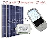DC HOUSE ソーラー道街灯 50W DC24V LED ソーラーパネル100w*2個 セット