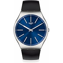Amazon.co.jp: [スウォッチ] 腕時計 FORMAL BLUE 42 Skin Irony