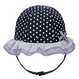 erisoベビーガールズデニムバケットReversible Sun Protection Hat カラー: ブルー