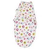 Swaddleme 新生児 おくるみ 寝袋 100%コットン かわいい 0－4ヶ月のベビー用 (花)