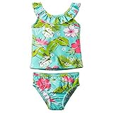 カーターズ Carter's ベビー 水着 ワンピース 紫外線カット UPF50+ Carter's Tropical Print Ruffle Tankini 24M (83-86cm)