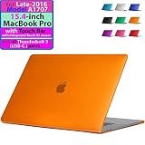 iPearl mCover Hard Shell Case for new Late-2016 15-inch Model A1707 MacBook Pro (with 15.4" Retina D