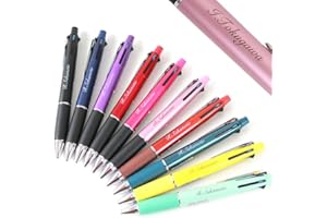 ハンコヤストア 名入れ ボールペン ジェットストリーム4&1 0.5mm 多機能 (ライトピンク)