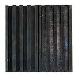 光 両面スジ入りゴム 20×100mm角 WBG20-10