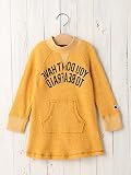 F.O.KIDS (エフオーキッズ) ベビー チャンピオン コラボ ワンピース 赤ちゃん ベビー服 子供服 女の子 長袖 ワンピ 80㎝ マスタード 50160 50160021