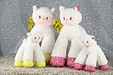 amzmonnsuta 可愛いぬいぐるみ人形の羊　まっすぐの足　可愛がる小さい着色羊　ラム毛皮 クリスマス　プレゼント