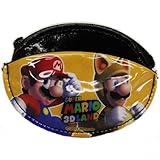 スーパーマリオ　3Dランド　コインパース　２色　黒・青　コインケース　　小銭入れ　財布 マリオ (青)