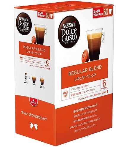 Amazon.co.jp: ネスカフェ ドルチェ グスト 専用カプセル レギュラー