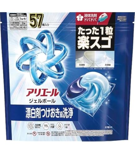 Amazon.co.jp: アリエール 洗濯洗剤 ジェルボール PRO つめかえ メガ