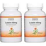 【Doctor's Choice】ドクターズチョイス 天然ルテイン 40mg 30日分 60粒 (2本)（天然ルテイン ビタミンE配合）