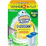 スクラビングバブル トイレ洗浄剤 トイレスタンプ クリスタルシトラスの香り 付替用(2本入り×1箱) 12スタンプ分