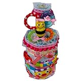 おむつケーキ【3段】パンパースMサイズ使用sassy歯固め＆タオル付き サッシー 出産祝い女の子用オムツケーキ