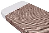 Taftan Checks 3mm Top Sheet 100 x 80cm (Small, Brown) by Taftan