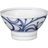 梅山窯 砥部焼 くらわんか茶碗(小) 唐草