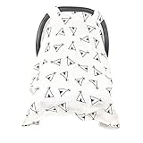 「homecoi」ベビー用遮光シート　パラソル　カバー　ガーゼ　ベビーカー用　ソフトタッチ　やわらか　おしゃれ　通気性　ベビー　キッズ　子供　赤ちゃん用　おでかけ　アウトドア用 (テント, L)