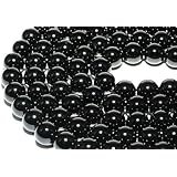 【石流通センター】【丸ビーズ】オニキス 10mm 天然石 パワーストーン