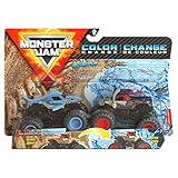 Monster Jam Megalodon vs Pirate's Curse - 1:64スケール 色が変わるトラック ダブルパック 対象年齢3歳以上