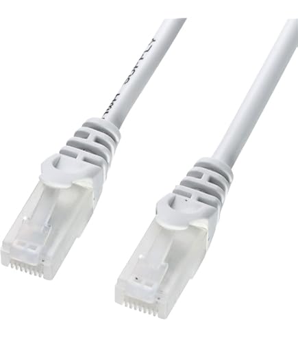 Amazon.co.jp: エレコム LANケーブル Cat5e 3m 爪折れ防止コネクタ