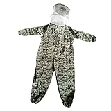 Fityle 全身　養蜂コート　ベール付き　L/XL/XXL　耐久性　ポリエステル　プロ　　　　 - L