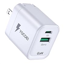 Amazon | YOCOEI 33W PD充電器 2ポート(USB-A×1 USB-C×1/GaN+iSonic