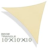 Firlar 【省エネ・目隠し・日よけ・ベランダ・バルコニー・窓・軒先】 オーニング シェー紫外線約９５％カット・日射熱約８1％カット 10*10*10ft（305*305*305cm）