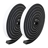 日本製 隙間テープ スキマッチ 黒 ブラック 厚 9 mm × 幅 10 mm × 長2 m 4M分(2m×2本=1袋) クッションテープ すきまテープ ゴムスポンジ 防水 防音 窓 玄関 引き戸 扉 冷暖房効率UP プランプ