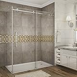 Aston sen976-ch-72 – 10 Moselle 72 " x 35 " x 75 "に"フレームレスSliding Showe 56" to 60" x 33.4375" x 75" 